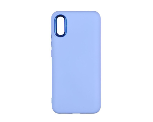 Чохол Silicone Cover Metal frame (AA) для Xiaomi Redmi 9A Колір 58.Sky Blue 2020000365037