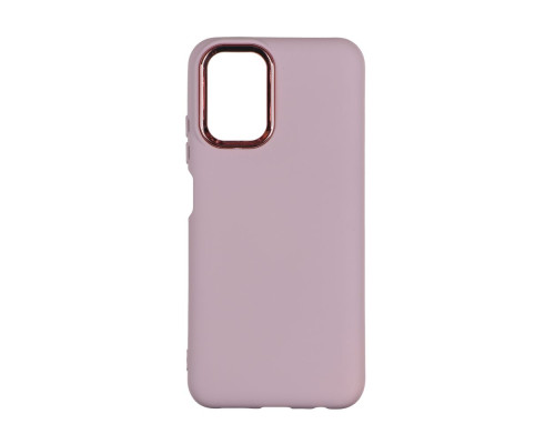 Чохол Silicone Cover Metal frame (AA) для Xiaomi Redmi Note 10 / Note 10s Колір 19.Pink sand 2020000364870