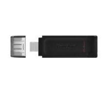 USB флеш-накопичувач 3.2 Kingston DT 70 256GB Type-C Колір Чорний 740617331233