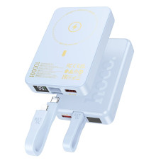 Універсальна Мобільна Батарея Power Bank Hoco Q24 Elegant 22.5W+PD20W with cable and magnetic 10000mAh Колір Блакитний 6942007623452 ma34399_3340260