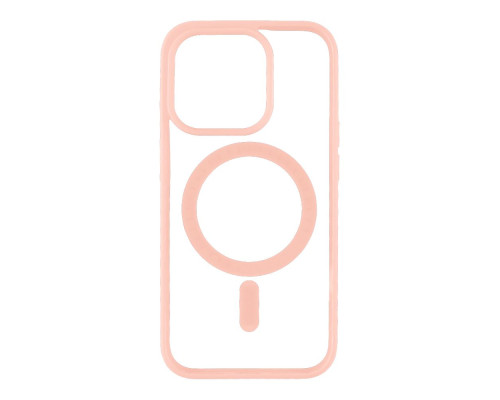 Чохол NEW TPU Color with Magsafe для iPhone 15 Pro Колір 14, Pink 2020000391067