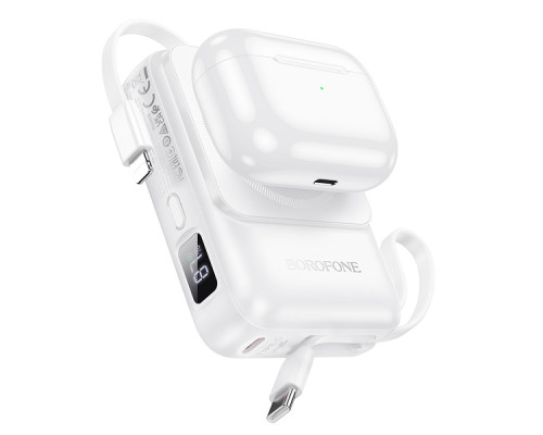 Універсальна Мобільна Батарея Power Bank Borofone BJ59 Refined 22.5W+PD20W with magnetic cable 10000mAh Колір Чорний 6941991112744 ma35175_3345242