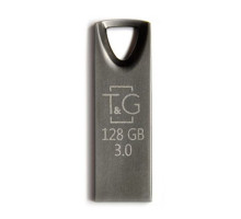 USB флеш-накопичувач 3.0 T&G 128gb Metal 117 Колір Сталевий 4711472584887