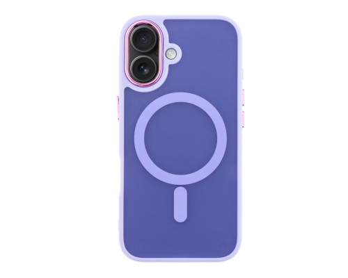 Чохол TPU+PC Space Magnetic Color with Magsafe для iPhone 16 Plus Колір Blue 2020000430025