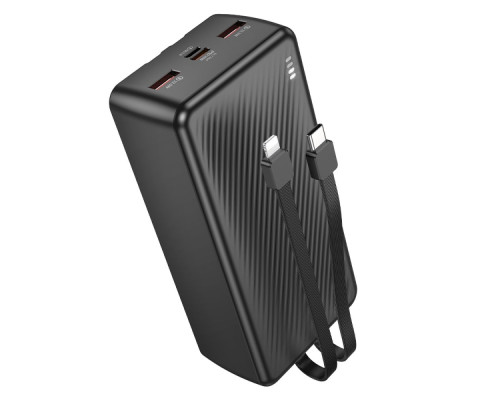 Універсальна Мобільна Батарея Power Bank Borofone BJ57B Graceful 22.5W+PD20W with cable 30000 mAh Колір Чорний 6941991116469 ma36743_3608971