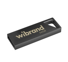 USB флеш-накопичувач Wibrand 64gb Stingray Колір Сірий 4820124251661