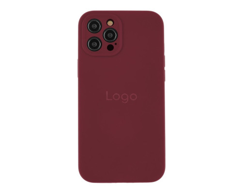 Чохол Silicone Case Full Size with Frame для iPhone 12 Pro Max Колір 72.Kumquat 2020000482284 ma24508_1601030