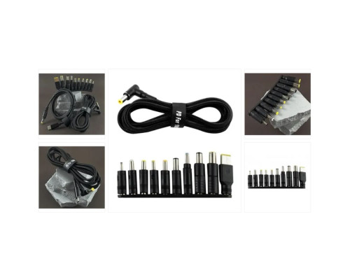 Кабель Type-C to DC PD65W 5.5х2.1 мм+10 Перехідників 1.8m Колір Чорний 2020000470304 ma37242_3611059