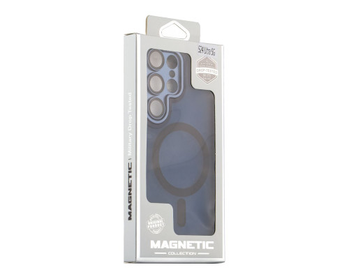 Чохол TPU+PC Magnetic Matte Camera Lens with Magsafe для Samsung Galaxy S25 5G (S931) Колір Dark Purple 2020000470441 ma37134_3610458