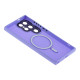 Чохол TPU+PC Magnetic Matte Camera Lens with Magsafe для Samsung Galaxy S25 5G (S931) Колір Dark Purple 2020000470441 ma37134_3610458
