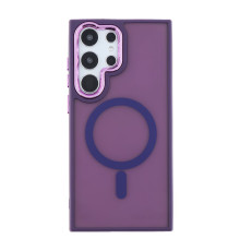 Чохол TPU+PC Space Magnetic Color with Magsafe для Samsung Galaxy S23 Ultra 5G (S918) Колір Dark Purple 2020000437024 ma35377_3345922