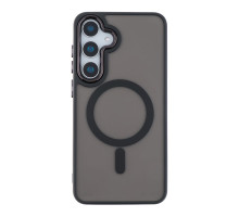 Чохол TPU+PC Space Magnetic Color with Magsafe для Samsung Galaxy S24+ 5G (S926) Black ma35380_3345945 2020000436843