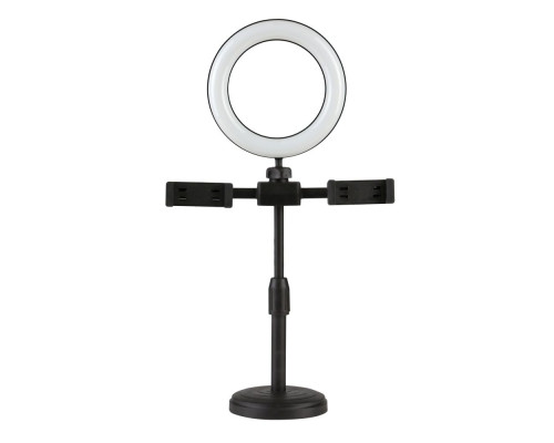 Лампа Кільцева 16 см з Двома Тримачами Колір Чорний 2020000439516