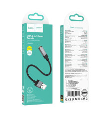 Перехідник Hoco UPA32D — це практичний і надійний адаптер для підключення класичних навушників або колонок до ноутбука або настільного ПК, які не мають стандартного аудіовиходу. Завдяки вбудованому сучасному цифро-аналоговому перетворювачу, він забезпечує