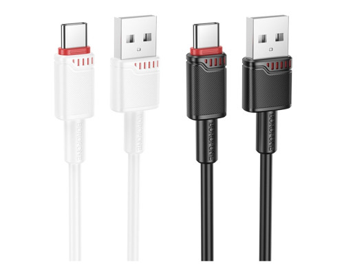 Кабель USB Borofone BX110 Type-C 3A Колір Білий 6941991120756 ma37241_3611057