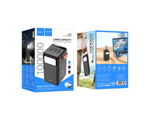 Універсальна Мобільна Батарея Power Bank Hoco J142 Surpass 22.5W+PD20W 100000 mAh Колір Чорний 6942007639965 ma35869_3605537