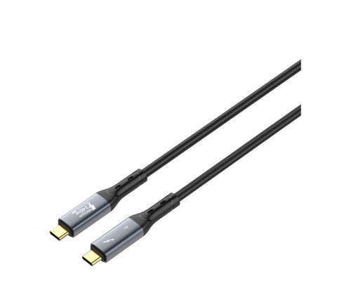 Кабель USB LDNIO TC11c USB4.0/Thunderbolt 4/40Gbps/240W/8K@60Hz Type-C to Type-C Колір Чорний 6933138602829 ma37434_3611720