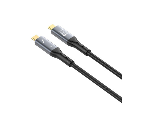 Кабель USB LDNIO TC11c USB4.0/Thunderbolt 4/40Gbps/240W/8K@60Hz Type-C to Type-C Колір Чорний 6933138602829 ma37434_3611720