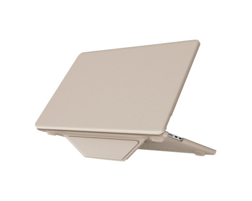 Накладка PC+PU AMO-PU for MacBook Air 13" 2018/2020 （A2337 M1/A2179/A1932） Колір Black 2020000472421 ma36659_3608829