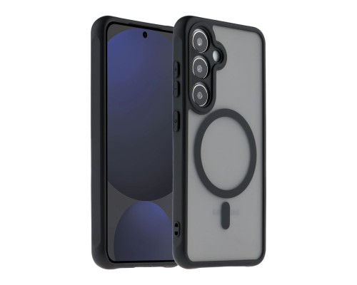 Чохол TPU+PC Anti Drop Full Camera with MagSafe для Samsung Galaxy S24 FE 5G (S721) Колір Black 2020000463801 ma37050_3610142