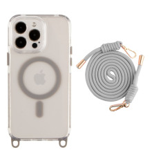 Чохол TPU+PC LanyardCase with MagSafe для iPhone 15 Pro Max Колір Titanium grey 2020000477006 ma37095_3610340