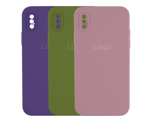 Чохол Silicone Case Square Full Camera для iPhone Xs Max Колір 55.Pine Green 2020000481973 ma31913_3664395