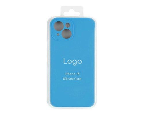 Чохол Silicone Case Full Size with Frame для iPhone 15 Колір 46.Cosmos Blue 2020000493785 ma32785_3868593