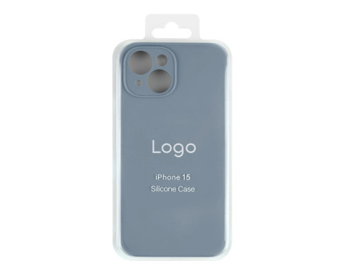Чохол Silicone Case Full Size with Frame для iPhone 15 Колір 46.Cosmos Blue 2020000493785 ma32785_3868593