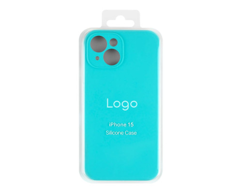 Чохол Silicone Case Full Size with Frame для iPhone 15 Колір 46.Cosmos Blue 2020000493785 ma32785_3868593