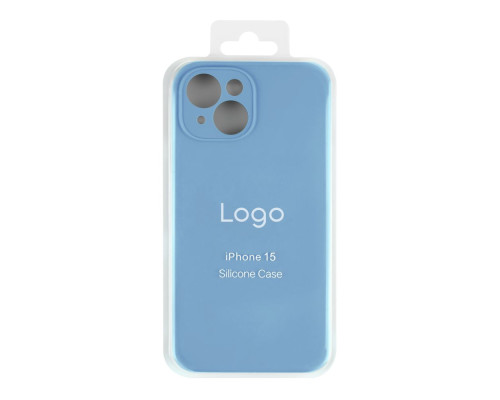Чохол Silicone Case Full Size with Frame для iPhone 15 Колір 46.Cosmos Blue 2020000493785 ma32785_3868593
