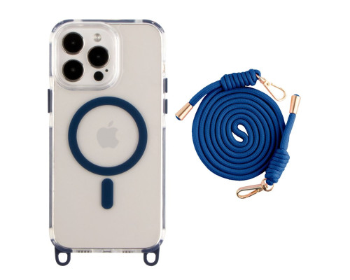 Чохол TPU+PC LanyardCase with MagSafe для iPhone 13 Pro М'ята упаковка Колір Indigo Blue 2020000487197 ma38604_3867464