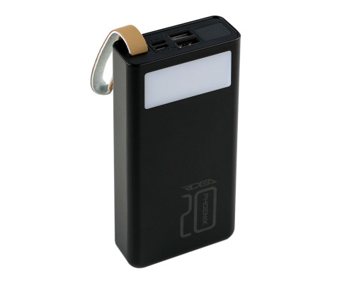 Універсальна Мобільна Батарея Power Bank Ridea RP-D20L Phoenix20 10W digital display + lamp 20000 mAh Колір Чорний 6902013350452 ma30305_3868582