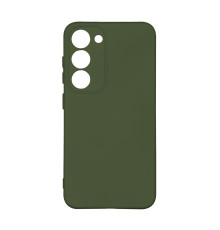 Чохол Silicone Cover Full Camera (A) для Samsung Galaxy S23 (S911) Колір 71.Dark Green 2020000352495