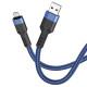 Кабель USB Hoco U110 Micro 1.2m Колір Синій