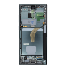 Дисплей Samsung S908 Galaxy S22 Ultra з сенсором та рамкою green (Original Assembled) PLS-00-00147809