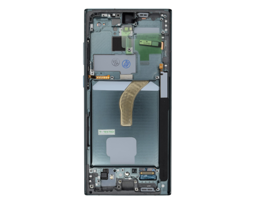 Дисплей Samsung S908 Galaxy S22 Ultra з сенсором та рамкою green (Original Assembled) PLS-00-00147809