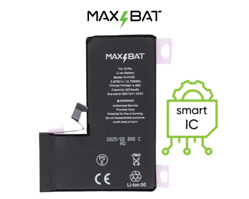 Акумулятор iPhone 15 Pro (Max Bat - без помилки в налаштуваннях) PLS-00-00145246