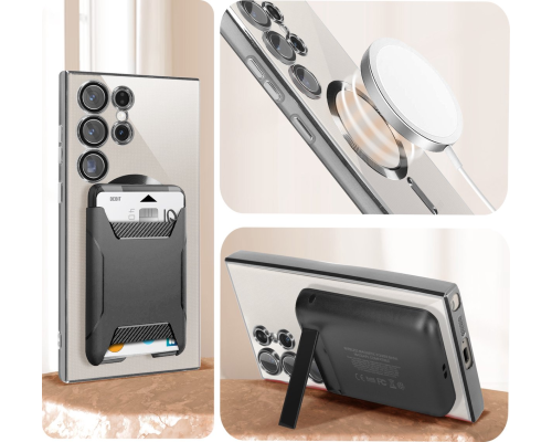 Чохол Fashion Case with MagSafe Full Camera Samsung S908 Galaxy S22 Ultra black PLS-00-00120130