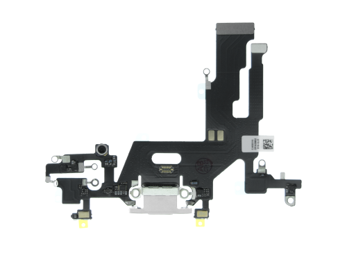 Шлейф iPhone 11 з роз'ємом зарядки white (Original China) PLS-00-00107239