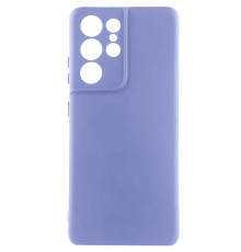 Чохол Silicone Cover Full Camera Samsung G998 Galaxy S21 Ultra elegant purple PLS-00-00118366