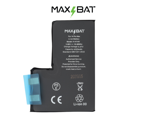 Акумулятор iPhone 14 Pro Max (Max Bat Cell - без шлейфа) PLS-00-00140442