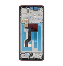 Дисплей Motorola XT2527 Moto G86 з сенсором та рамкою (chrysanthemum) red (Original) PLS-00-00147595