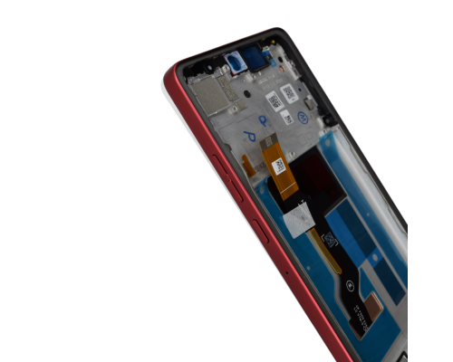 Дисплей Motorola XT2527 Moto G86 з сенсором та рамкою (chrysanthemum) red (Original) PLS-00-00147595