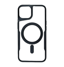 Чохол Acrilyc case with Magsafe iPhone 15 black PLS-00-00134551