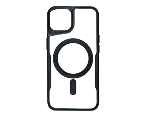 Чохол Acrilyc case with Magsafe iPhone 15 black PLS-00-00134551