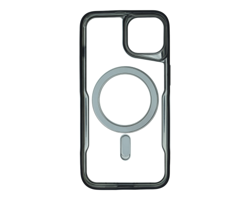 Чохол Acrilyc case with Magsafe iPhone 15 black PLS-00-00134551