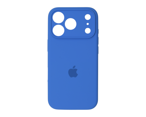 Чохол Silicone Case Full Camera Protective iPhone 17 Pro blue PLS-00-00156003