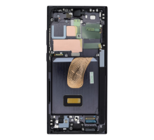 Дисплей Samsung S918 Galaxy S23 Ultra з сенсором та рамкою black (Original Assembled) PLS-00-00145882