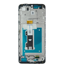 Дисплей Motorola XT2239 Moto E22 з сенсором та рамкою black (Original) PLS-00-00107138