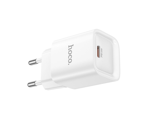 Зарядний пристрій Hoco C146A 20W 3A USB-C white PLS-00-00141166